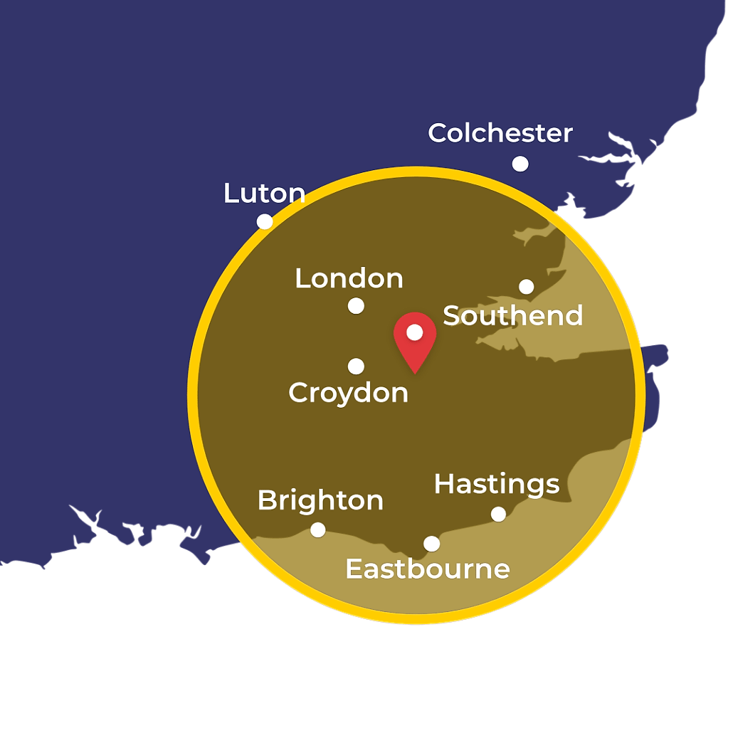 Map of areas covered where we drill holes