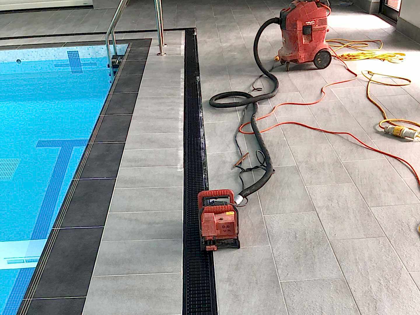concrete floor chasing
